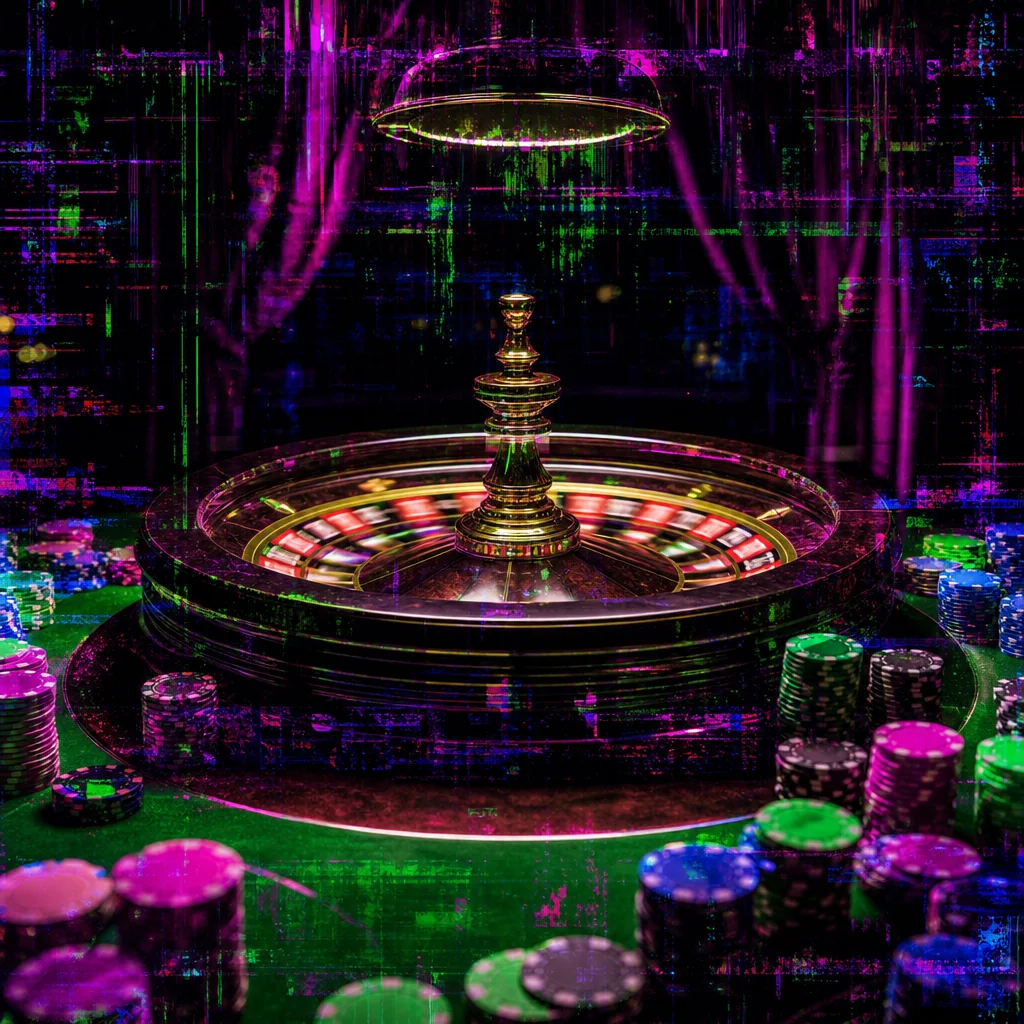 Roulette wheel in motion at safe online casino